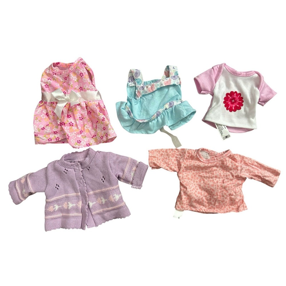 You & Me Geoffrey Doll Clothes Lot Dress Cardigan Tops & Outfit Set